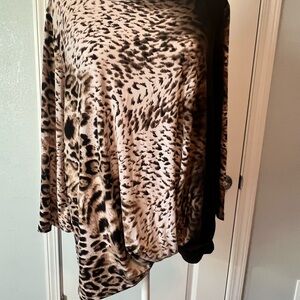 CLARA SUNWOO Leopard Print Blouse